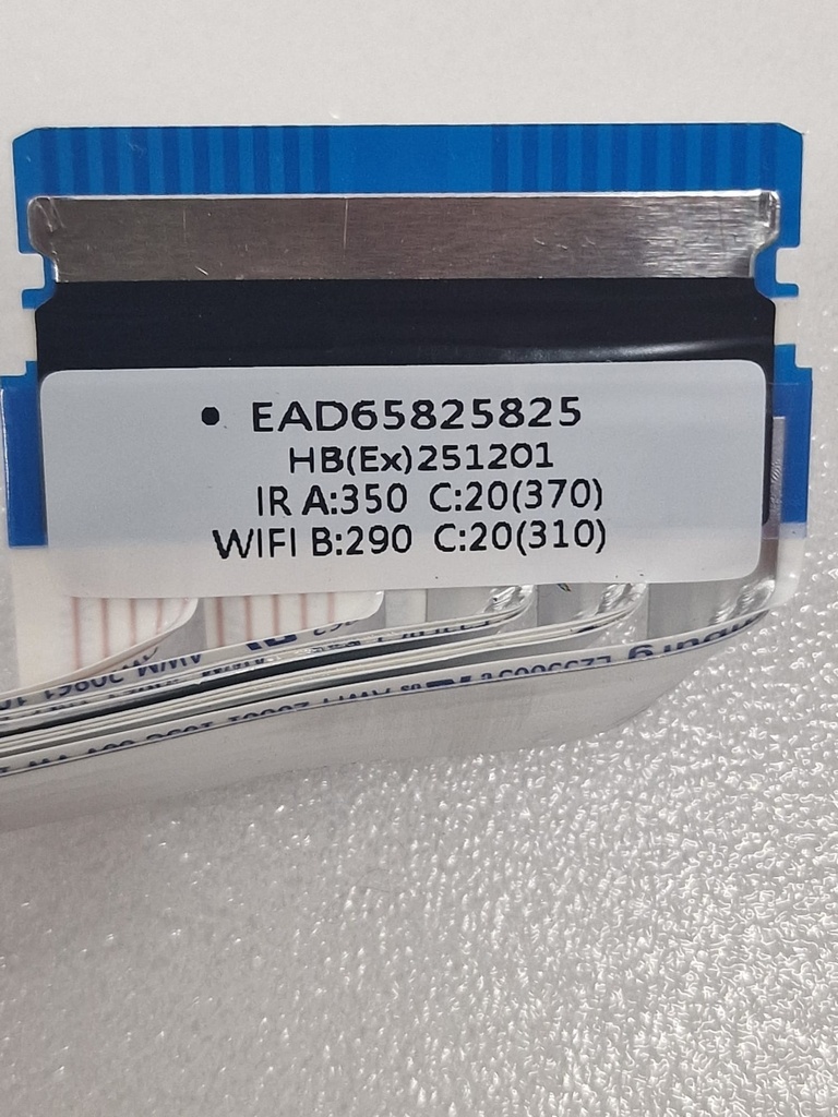 Etiqueta EAD65825825 - HB(Ex)251201 - IR A350 C20 / WIFI B290 C20