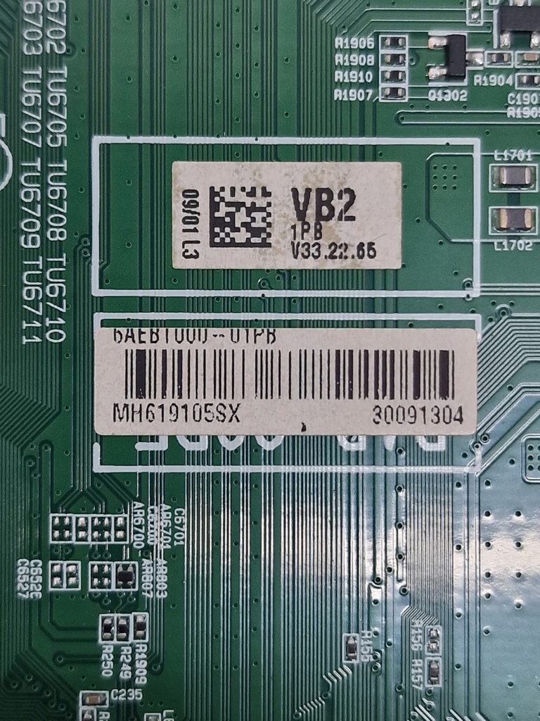 Etiqueta 6AEBT000-01PB MH619105SX - firmware V33.22.65 (1PB)