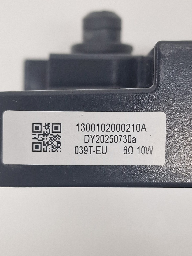Etiqueta altavoz 1300102000210A - 039T-EU - 6 Ohm 10W