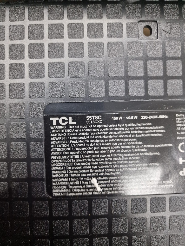 Altavoces y Subwoofer Originales TCL 55T8C 55 QLED Juego Completo 2.1 5