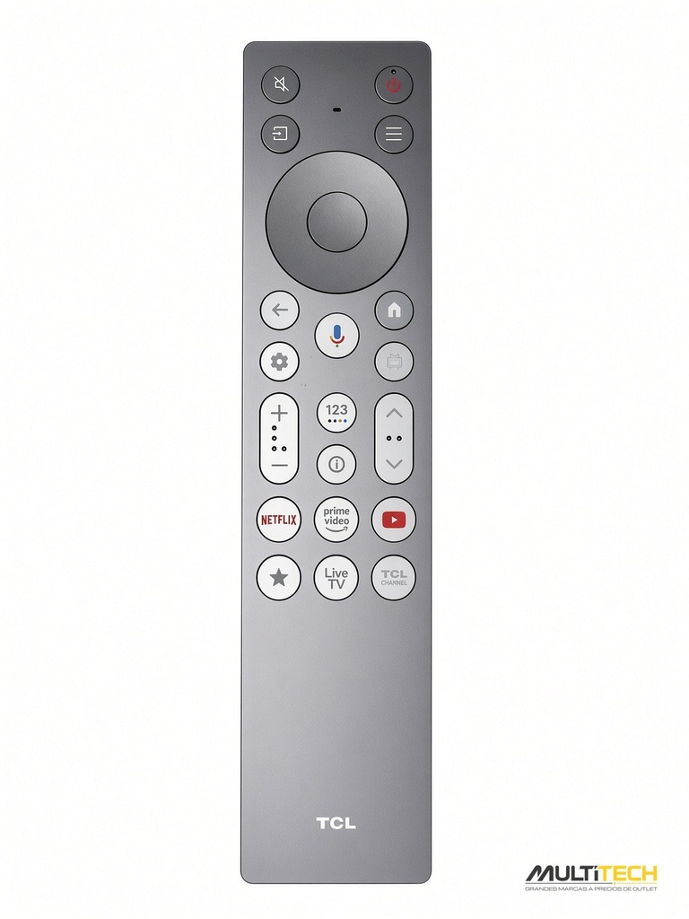 Original TCL RC933B G0401-000355 Remote Control with Voice Control for Google TV, Netflix, Prime and YouTube