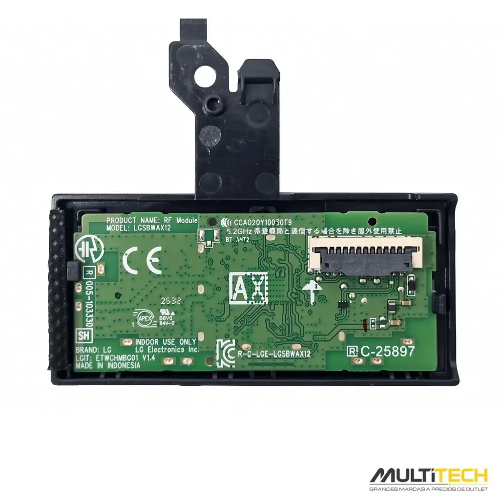 Modulo WiFi Bluetooth LG LGSBWAX12 EAT65164805 TV 55QNED85A6C QNED85 Original