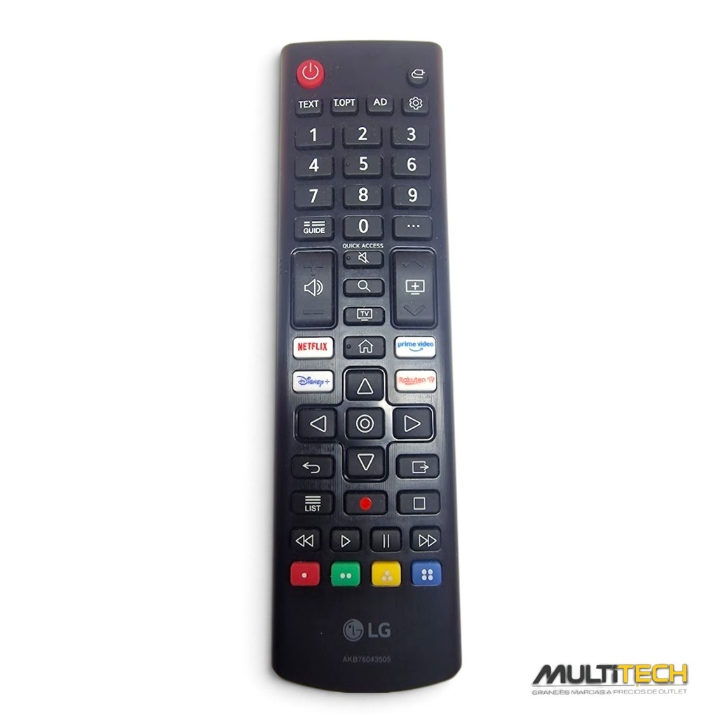 Genuine LG Remote Control AKB76043505 UR73 UR78 QNED Netflix Prime Disney+ Rakuten TV