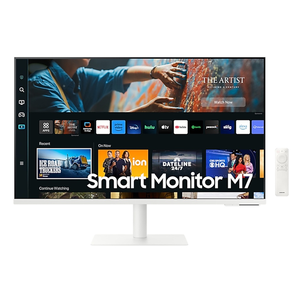 Samsung Smart Monitor M7 32 4K M70F White TV Apps LS32FM703UUXEN Grade A