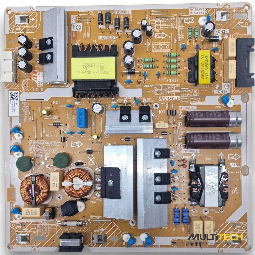 Samsung Power Supply BN44-01269B L75S6N_DVD for TU75DU7105K DU7000 75" TV