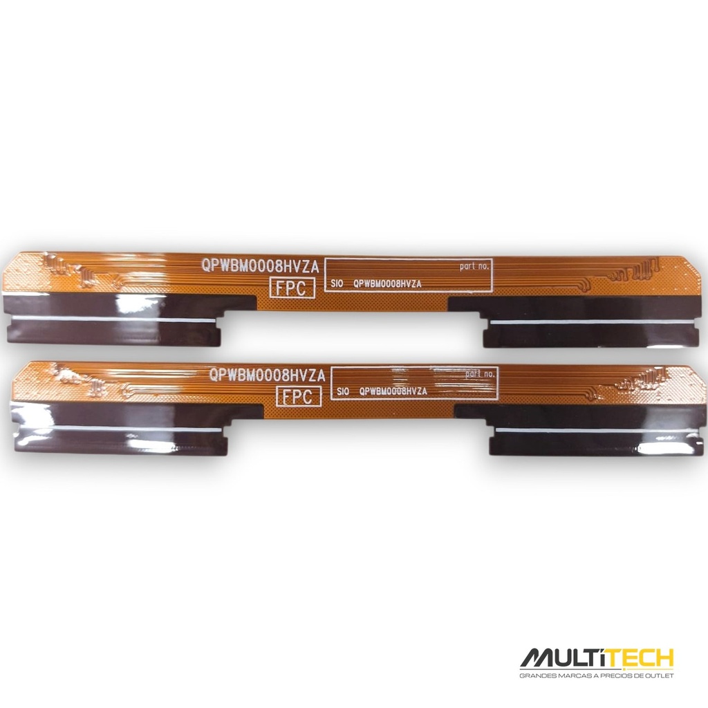 Flex FPC Cable Pair QPWBM0008HVZA for Samsung TV TU75DU7105K DU7000 75