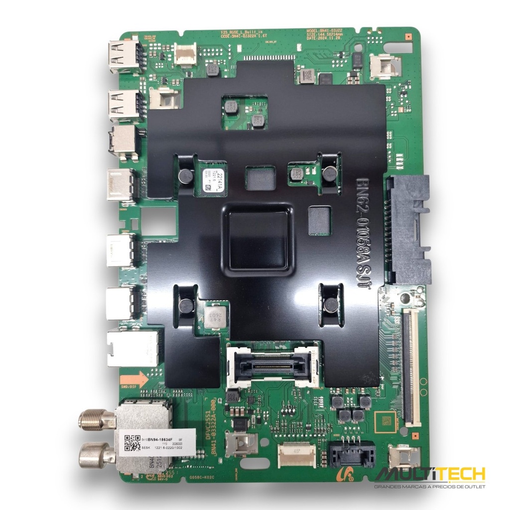 Samsung BN94-18634F BN41-03322A Main Board for TQ65Q8FAAU Q80F 65" TV