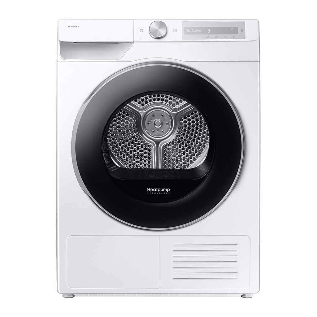 Samsung DV90DG6845LHU2 Tumble Dryer · 9 kg Heat Pump, Energy Class B, White