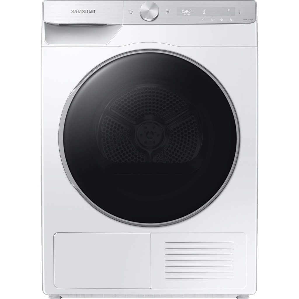 Samsung DV91T8240SH Tumble Dryer · 9 kg Heat Pump, Energy Class A+++, SmartThings, White