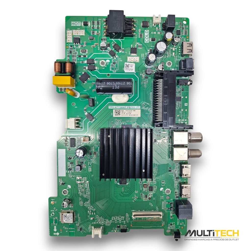 Hisense TPD.NT72690T.PB711 32A5Q TV Combo Main Power Supply Board, 32, Zero Hours