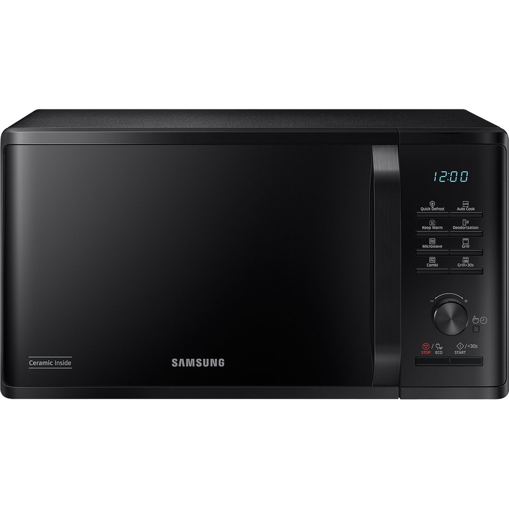 Samsung MG23B3515AK Microwave with Grill · Black Countertop Microwave with Grill, 23 L, 800 W