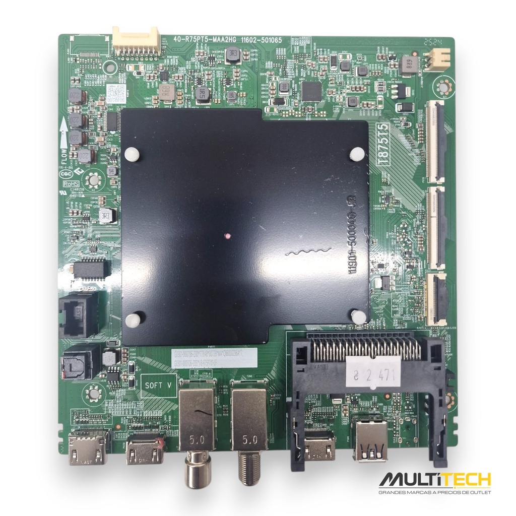 Placa Principal Main TCL 40-R75PT5-MAA2HG V8-R75PT01 TV 65V6C 65 Cero Horas