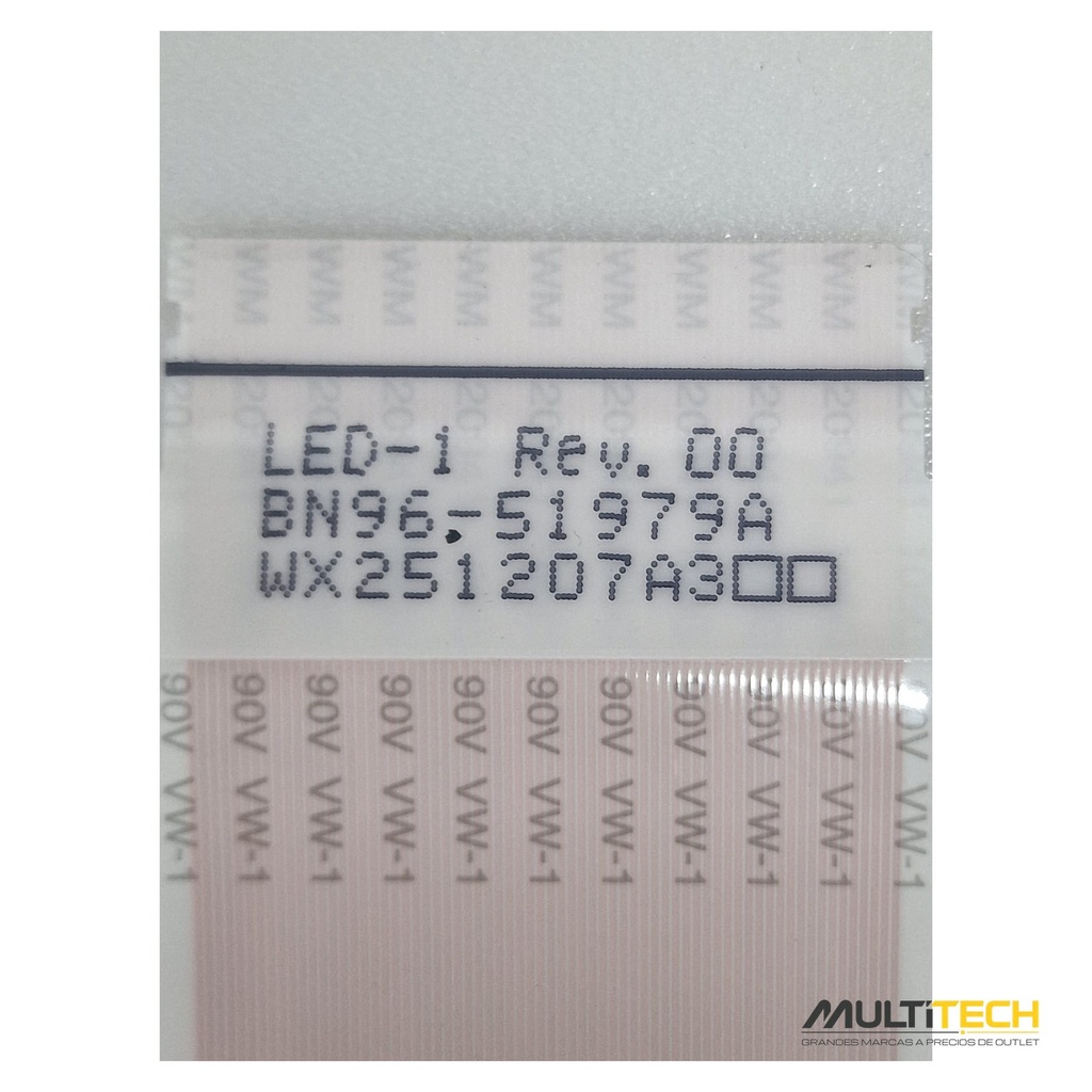 Juego Cables Flex LED Samsung BN96-51979A 51980A LED-1 LED-2 TQ50QN80FAU 50