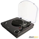 Tocadiscos Energy Sistem BlackSpin Bluetooth 33/45/78 RPM USB Nuevo Precintado