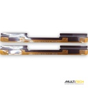 Pair of FPC Flex Cables 47-6043339 HV750QUB Samsung BOE Panel TU75U8075FU 75