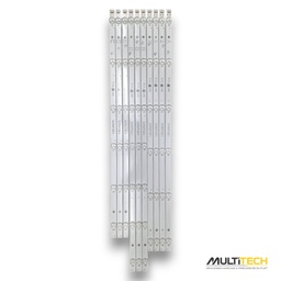RF-CF650015AF30 BF30 CF30 LED strips for Toshiba 65UV2363DG and Vestel 65 TV set