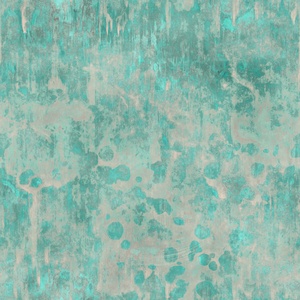 Cobre con pátina verde