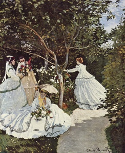 Mujeres en el jardín · Monet