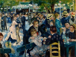 El baile en el Moulin de la Galette · Renoir