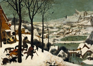 Cazadores en la nieve · Bruegel